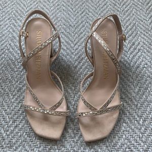 Stuart Weitzman Harlowe Sandals Size 37 NEW in box